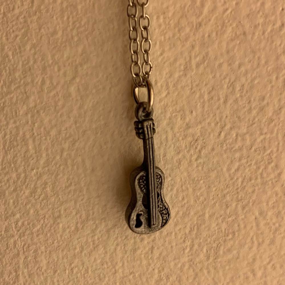 Guitar Pendant Necklace